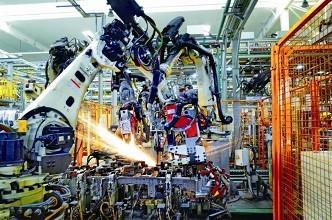 汽車業(yè)的焊接噴漆已全部自動(dòng)化