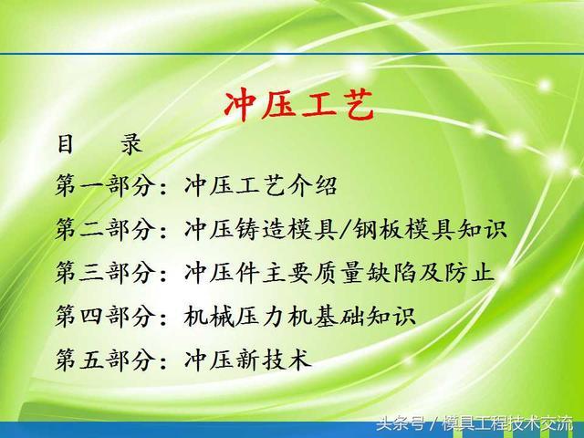 汽車模具設(shè)計工程師必知——汽車模具沖壓工藝詳解（收藏）